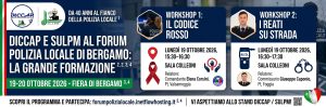 DiCCAP-SULPM al Forum Polizia Locale di Bergamo: formazione d’eccellenza su Codice Rosso e Reati Stradali