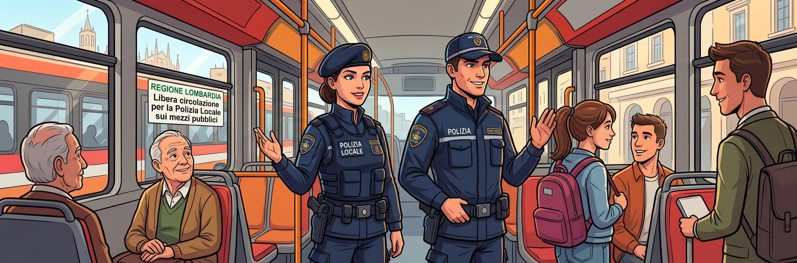 Trasporto Pubblico e Sicurezza: Richiesta Ufficiale per la Libera Circolazione della Polizia Locale in Lombardia